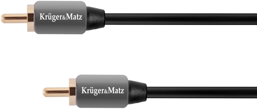 Kabelis 1RCA-1RCA 0.5 m Kruger & Matz