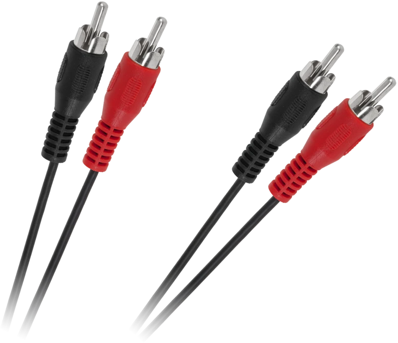 RCA 2x2 audio kabelio jungtys
