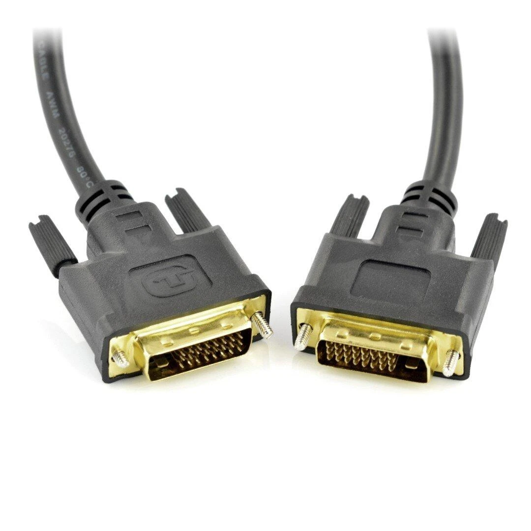 Kabelis DVI-D - DVI-D Akyga 1.8m