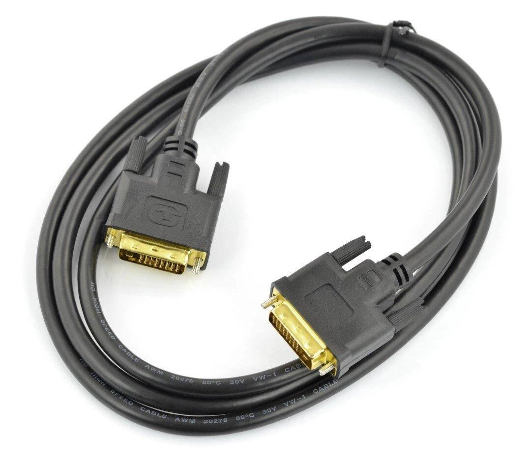Kabelis DVI-D - DVI-D Akyga 1.8m