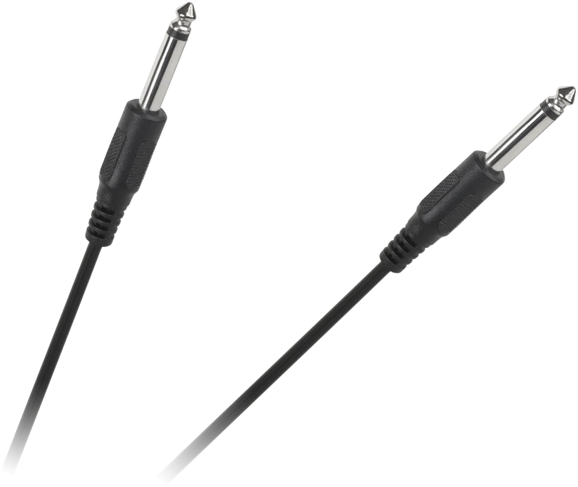 Instrumentinis Jack 6.3 mm mono kabelis, 2 vnt. kištukų