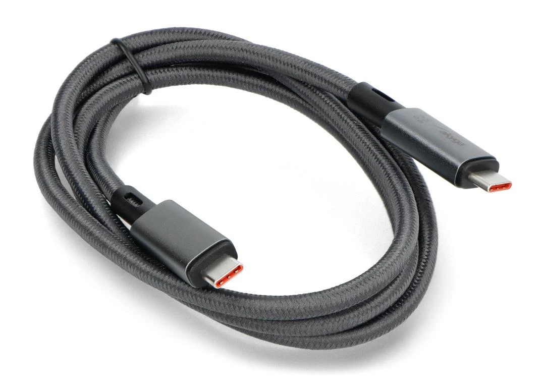 Laidas USB C 4.0 - USB C 4.0 - 240W - 1m - Akyga AK-USB-45