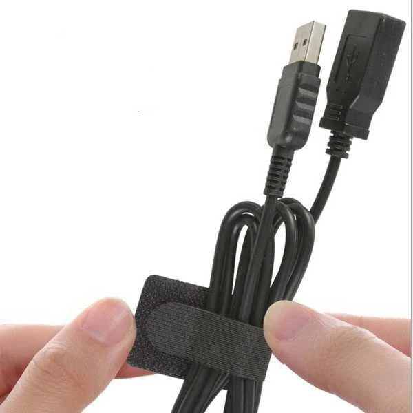 Oem Kabelių laikiklis - 20x55 mm - Velcro su lipniu padu