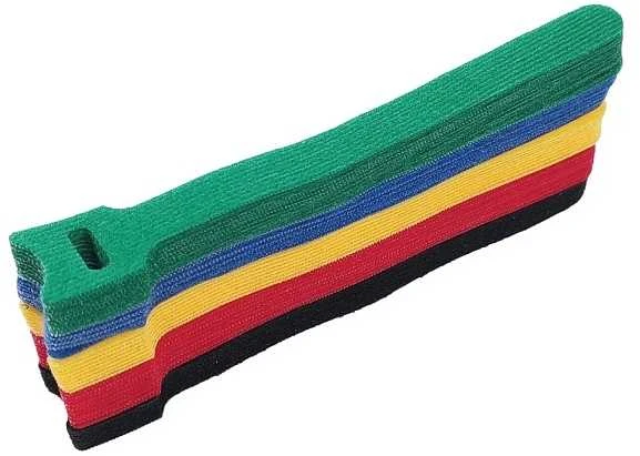 Oem Kabelių laikiklis - įvairių spalvų - Velcro kabelių raištis - 110x10mm - 50vnt