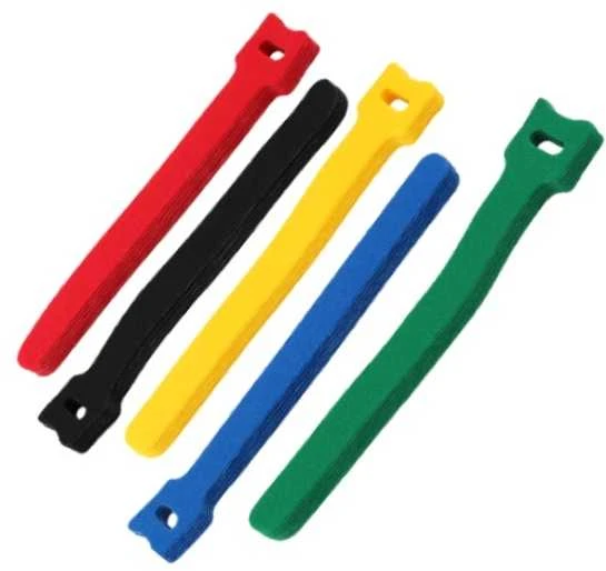 Oem Kabelių laikiklis - įvairių spalvų - Velcro kabelių raištis - 110x10mm - 50vnt