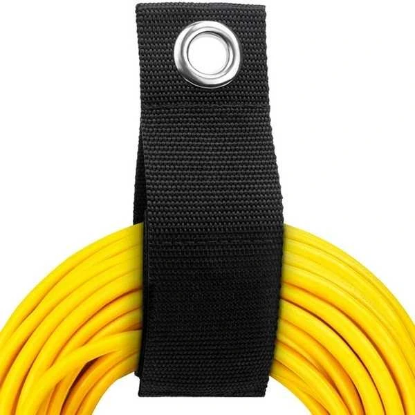 Oem Kabelių laikiklis - tvirtas Velcro - S dydis 25x100mm - juodas - tvirtinimo juosta