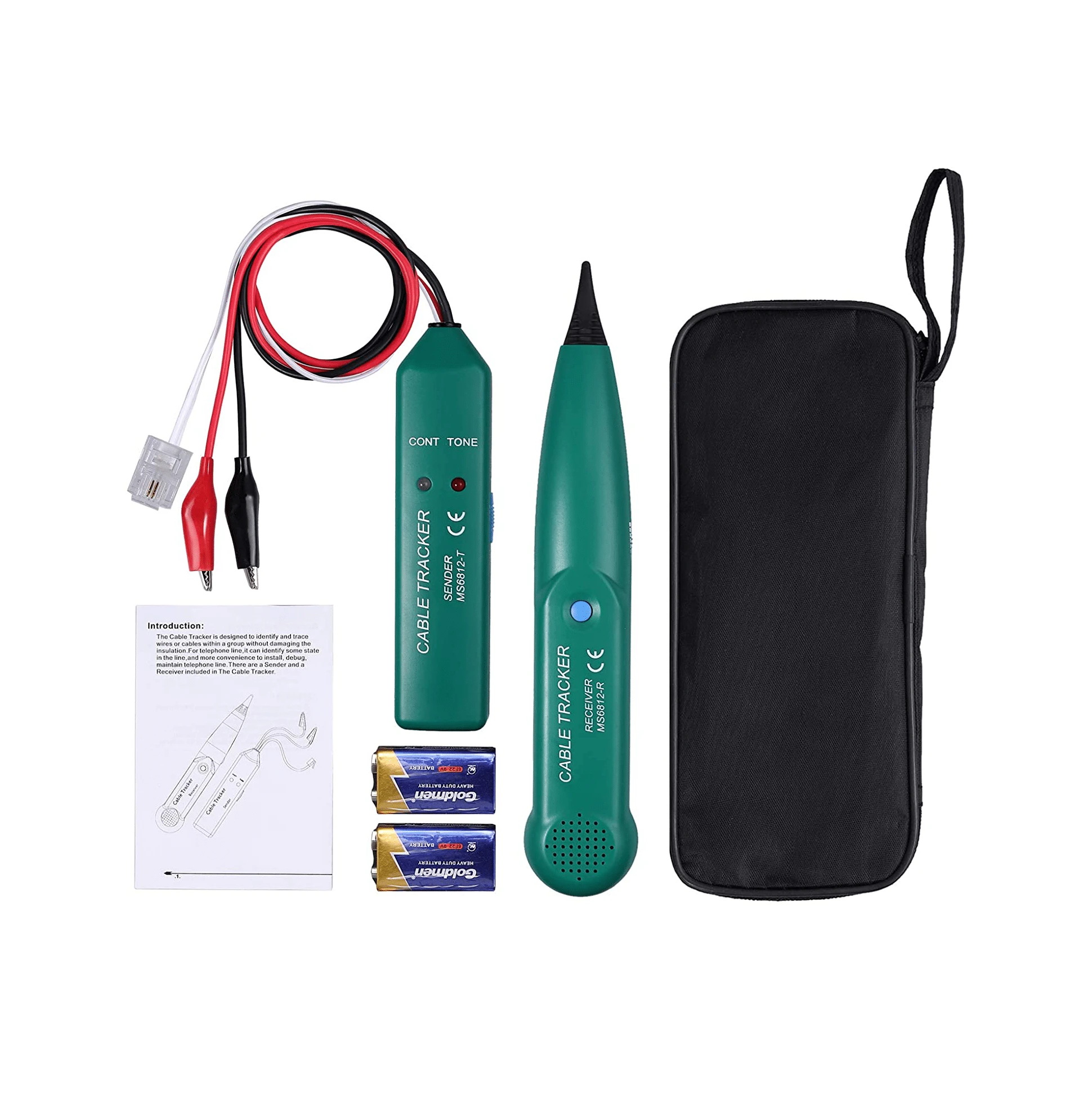 Kabelių tinklo testeris Mastech MS6812