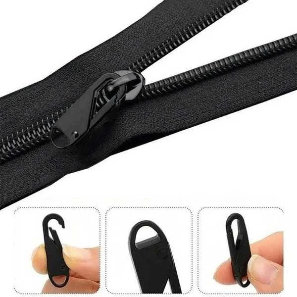 Juodas užtrauktuko priedas 3.7 cm
