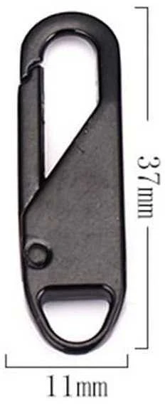 Oem Kabliukas užtrauktuko traukimui - juodas 3.7 cm