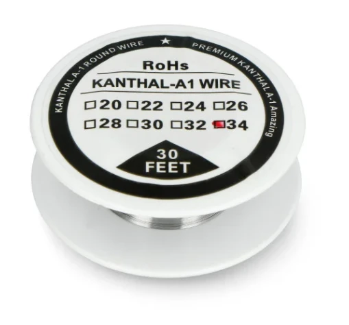 Oem Kaitinimo viela Kanthal A1 0.16mm 56Ω/m - 9.1m