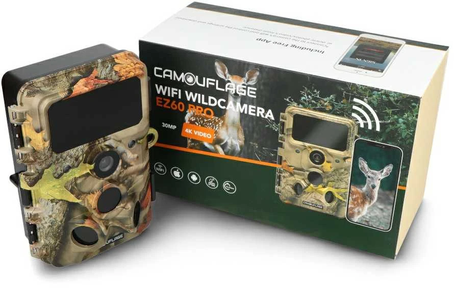 Kameros gaudyklė – Camouflage EZ60 Pro – WiFi – WildcameraXL