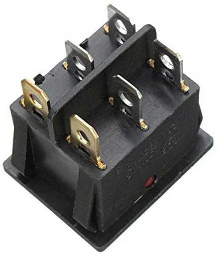 Oem KCD3 raudonai žalias svirties jungiklis – ON/OFF jungiklis – 220V – 6 PIN