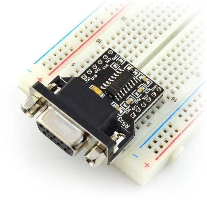 RS232 į UART adapteris su MAX3232 mikroschema