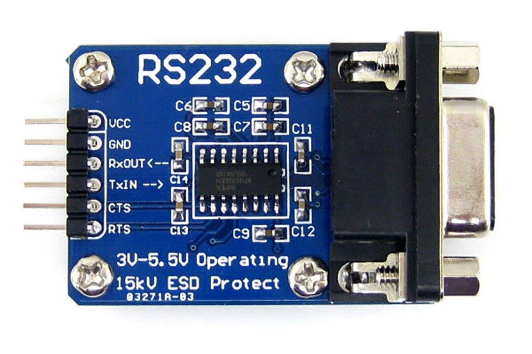 RS232 į UART keitiklio modulis su DB9 jungtimi