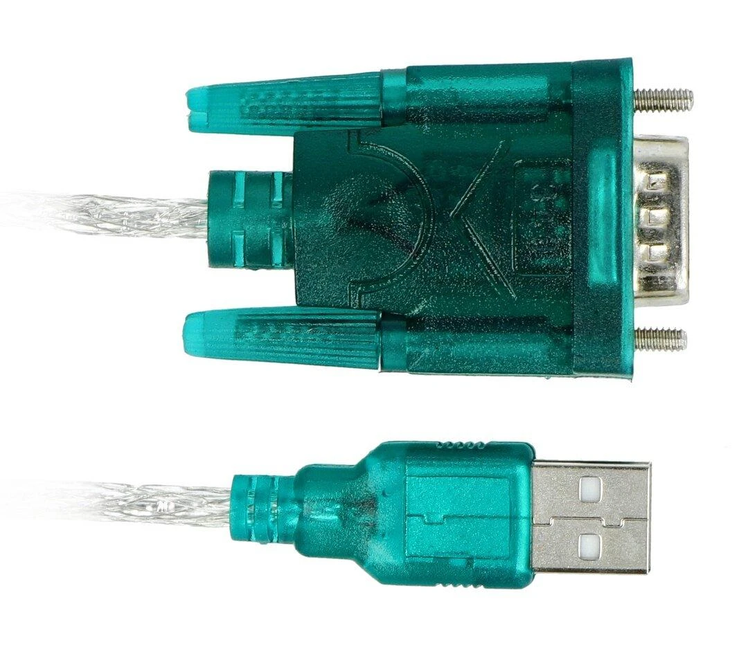 Keitiklis USB A - RS-232 Akyga AK-CO-02 - 1m