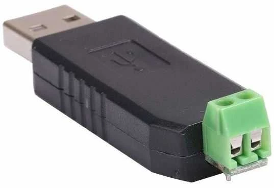 USB į RS485 keitiklis su žalia jungtimi