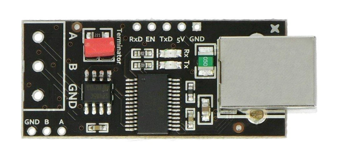 USB į RS485 keitiklio modulis su jungtimis