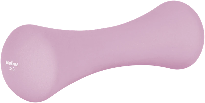 Ketaus neopreno hanteliai 2x2kg, REBEL ACTIVE