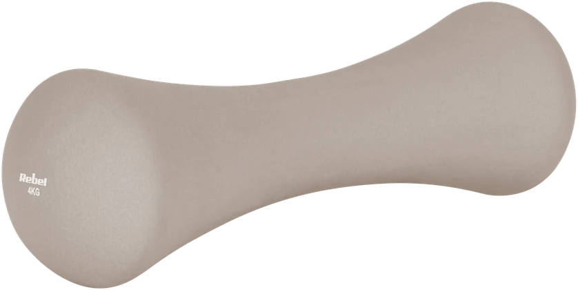 Ketaus neopreno hanteliai 2x4kg, REBEL ACTIVE