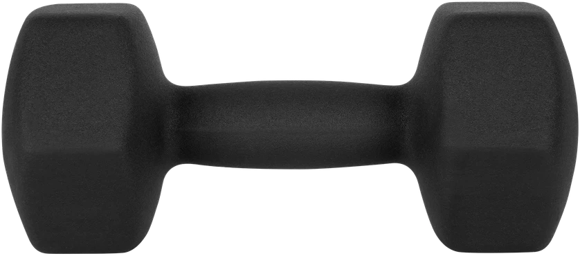 Hantelki HEX 2x9kg neopreno ketaus hanteliai, REBEL ACTIVE