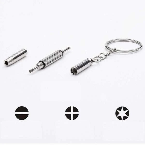Oem Keychain 3in1 atsuktuvas atsuktuvas - mini įrankis