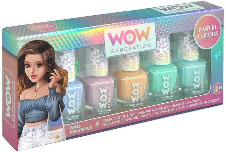 Kids Licensing Wow kartos nagų lako mergaitėms 5 kūriniai