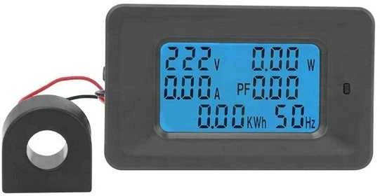 P06S-100 skaitmeninis matuoklis su mėlynu LCD ekranu