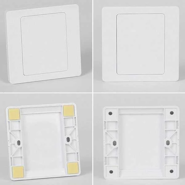 Oem Kištukinio lizdo dangtelis - lizdo kištukas su rėmeliu - 85x85mm - baltas