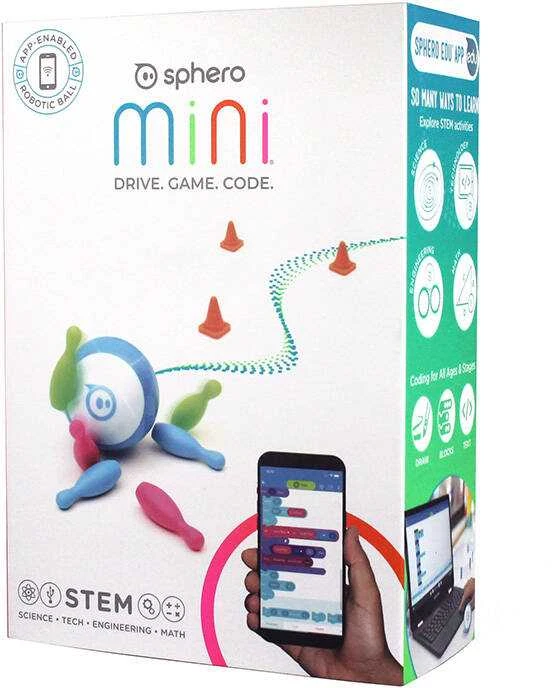 „Sphero Mini“ robotas kamuolys – robotas Mėlyna/ baltas, plastikinis, ne