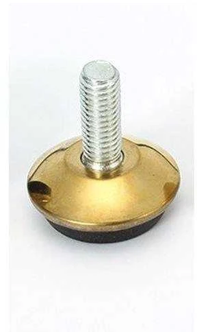 Oem Koja su jungtimi 35x18mm aukso spalvos - baldų kojelė M8 - reguliuojama koja baldams