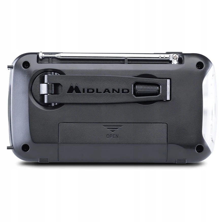 ALAN Midland ER100 avarinis radijas su 2600 mAh baterija