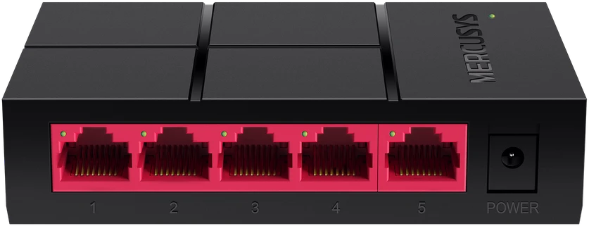 Šakotuvas TP-Link „Mercusys“ | Komutatorius | MS105G | Nevaldomas | Stalinis | Maitinimo šaltinio tipas: Išorinis