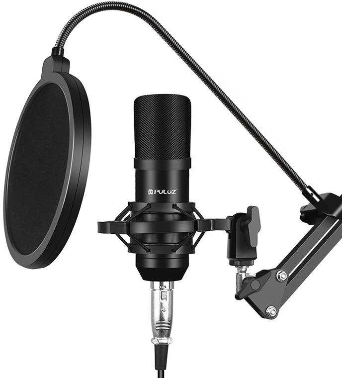 Kondensatoriaus mikrofonas Puluz PU612B Studio Broadcast
