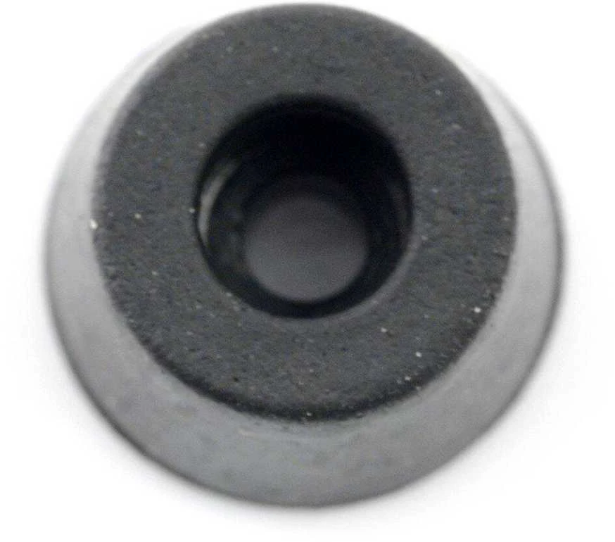 Apvali juoda dėklo kojelė 13mm