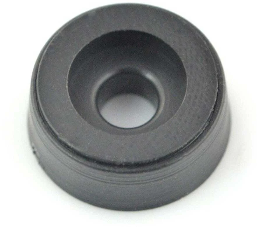 Juoda apvali 13 mm korpuso kojelė