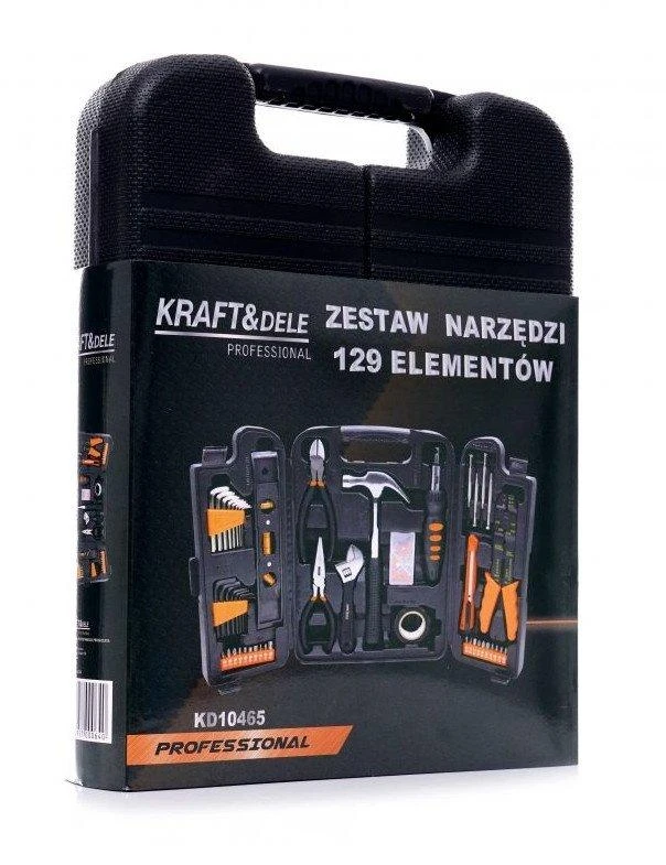Kraftdele Professional Įrankių rinkinys Kraft&amp;Dele KD10465 - 129 elementai