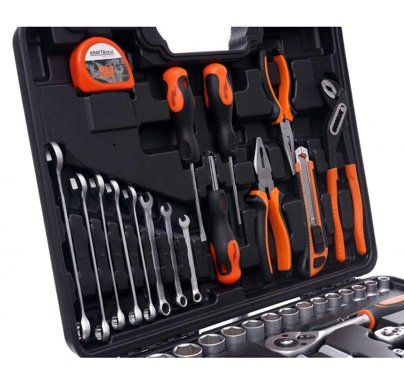 Kraftdele Professional Kraft &amp; Dele įrankių rinkinys KD10464 – 83 elementai