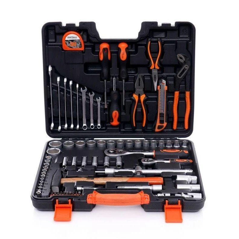 Kraftdele Professional Kraft &amp; Dele įrankių rinkinys KD10464 – 83 elementai