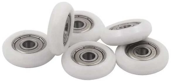 Oem Kreipiantis ratas 5x21.5x7mm - ašis 5mm - nailoniniai - guoliai - 3D spausdintuvams ir mašinoms.