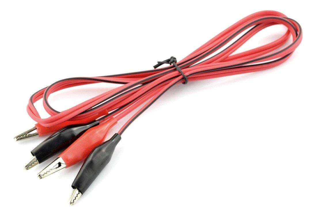 Oem Krokodilo laidai - 100cm - 2 vnt