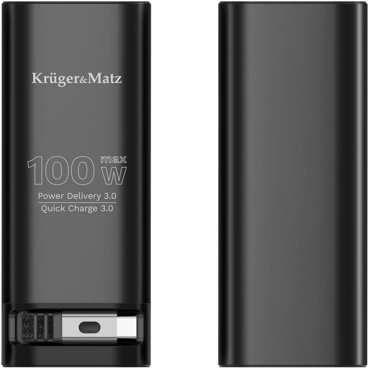 Kruger & Matz PowerBank KrugerMatz 20000 mAh ličio jonų išorinė baterija su QC ir PD funkcijomis