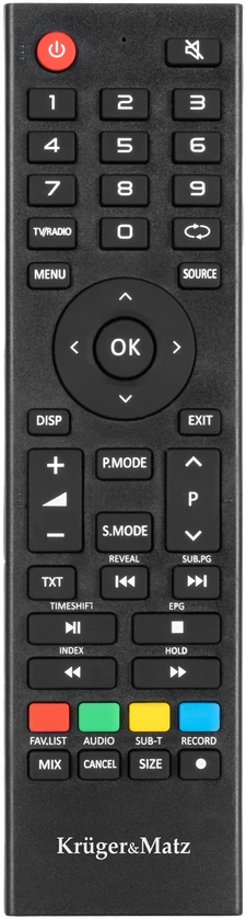 Kruger & Matz 24" HD DVB-T2 H.265 HEVC 230/12V