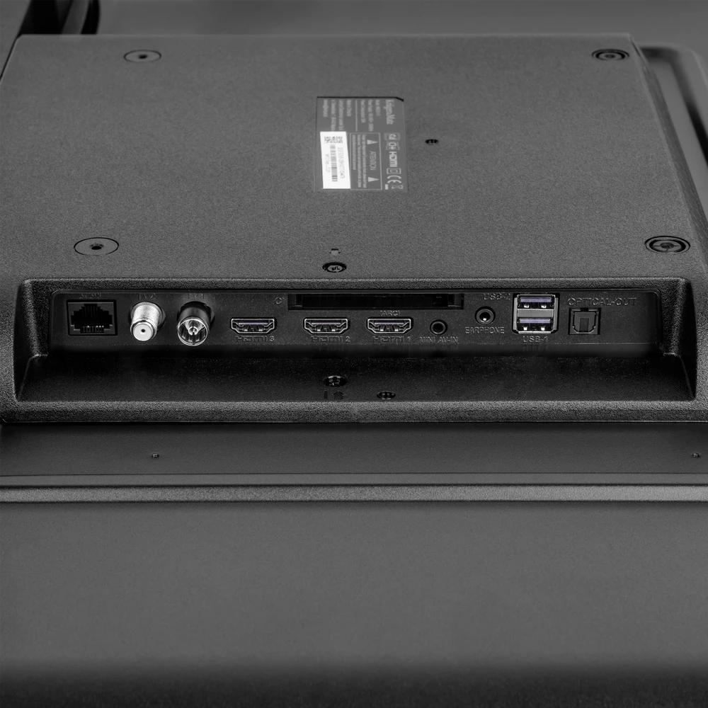 Kruger & Matz 32 colių HD išmanusis DVB-T2/S2 H.265 Hevc televizorius