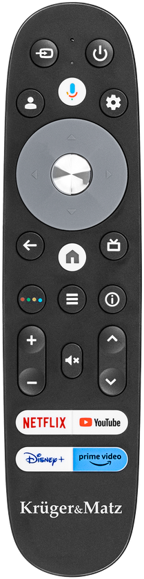 Televizorius Kruger & Matz 40" FHD Google TV DVB-T2/T/C H.265 HEVC TV