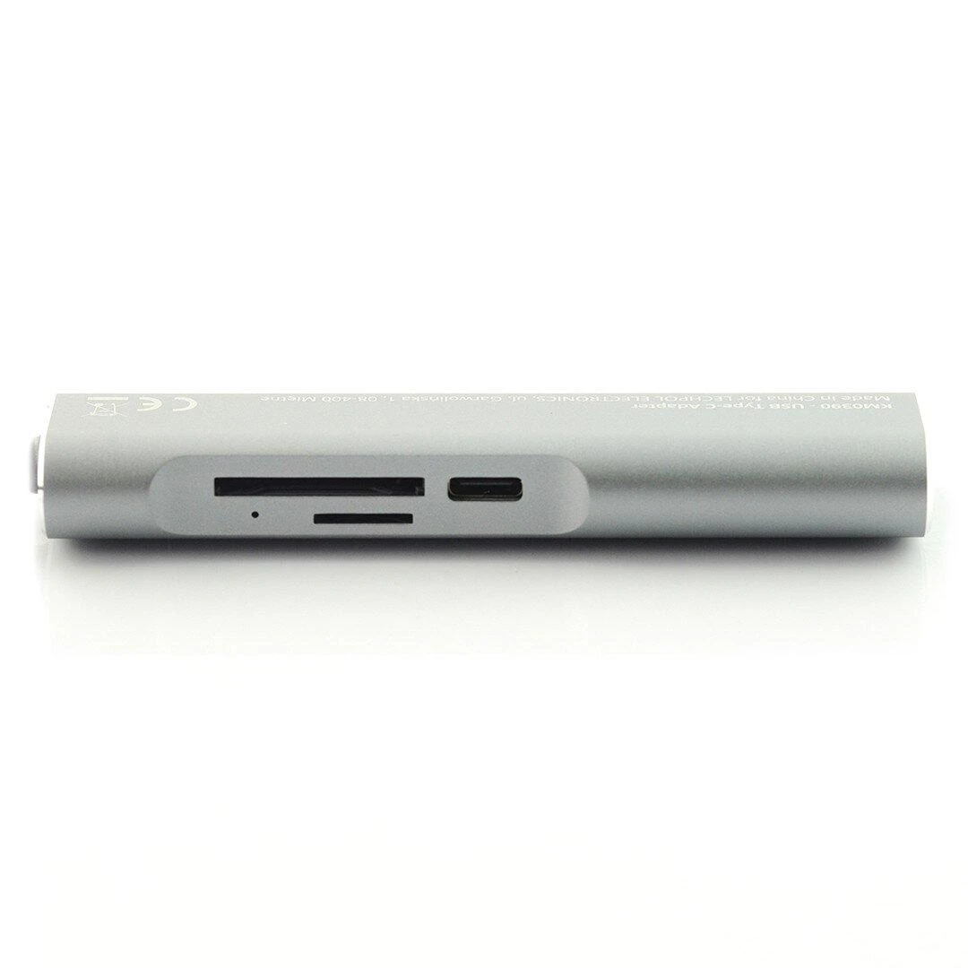 Kruger & Matz Adapteris (HUB) C tipo USB į HDMI / USB 3.0 / SD / MicroSD / C