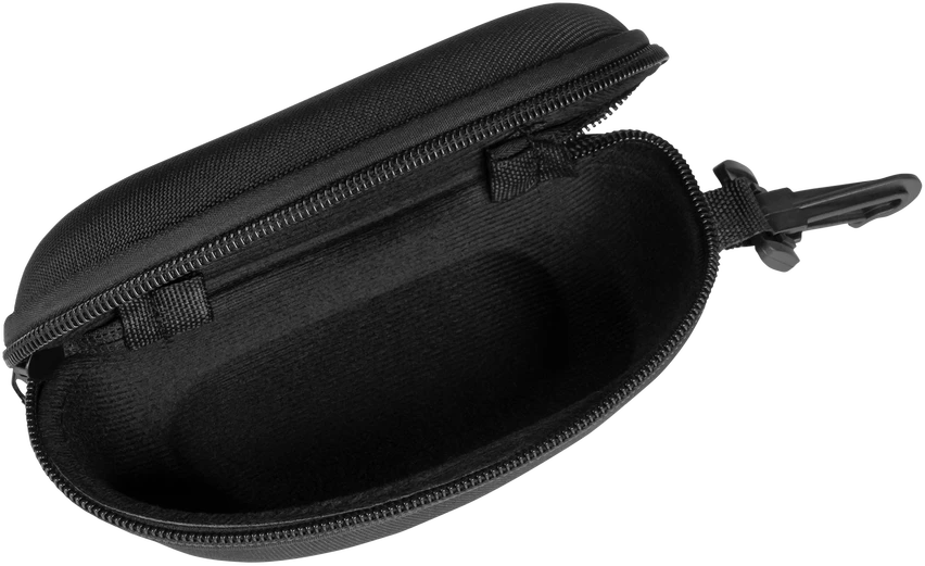 Kruger & Matz atviras akinių dėklas su karabinu