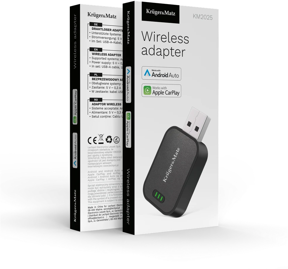 Kruger & Matz Belaidis „CarPlay“ adapteris – „Android Auto HL-CP03“
