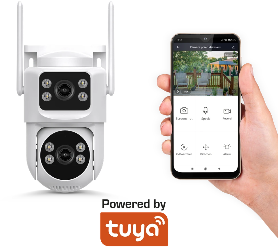 „Kruger & Matz Connect C120 Tuya“ lauko Wi-Fi kamera