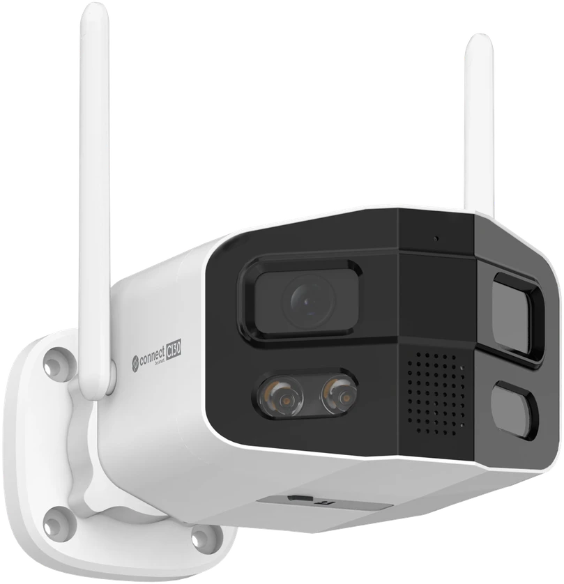 Kruger & Matz Connect C130 Tuya Smart Life lauko WiFi kamera, panoraminė, 4 MP.
