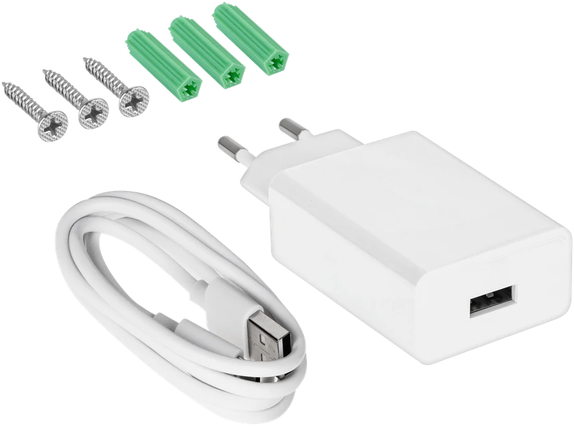 Kruger & Matz Connect C170 Tuya Smart Life WiFi Nanny kamera, besisukanti PTZ, garsas, temperatūra, drėgmė.
